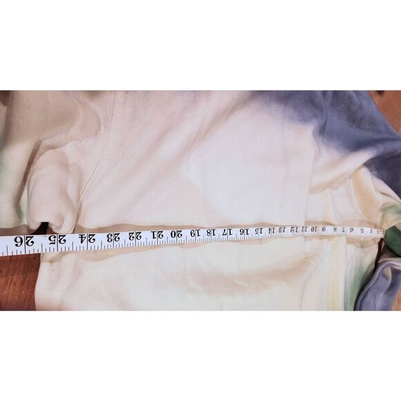 JUNGLES JUNGLES SPRAY DYED HOODIE BIRCH BLUE GREEN XL - Picture 12 of 15